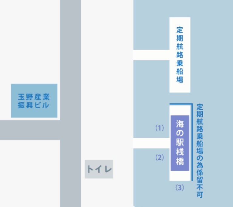 スポット たまの うの港海の駅 の写真 3